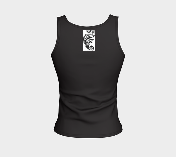 Maori Tattoo - Fitted Tank - Black