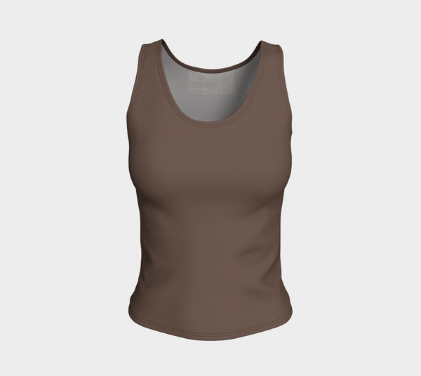 African Body Chalk - Fitted Tank - Earth Brown