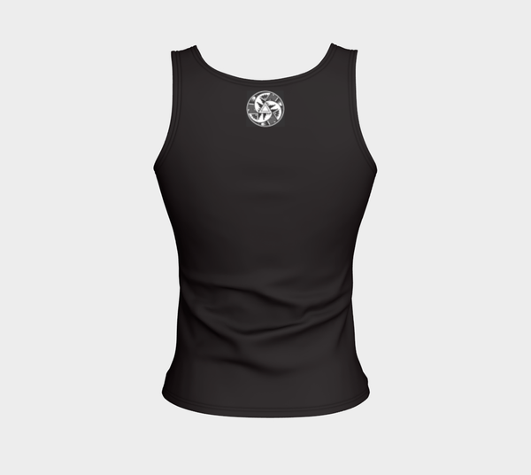 Pueblo Pottery - Fitted Tank - Black