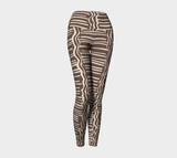 African Body Chalk - Yoga Legging - Earth Brown